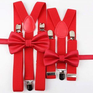 Valentine Suspenders, Boy Suspenders, Baby Suspenders, Boy  Red Suspenders